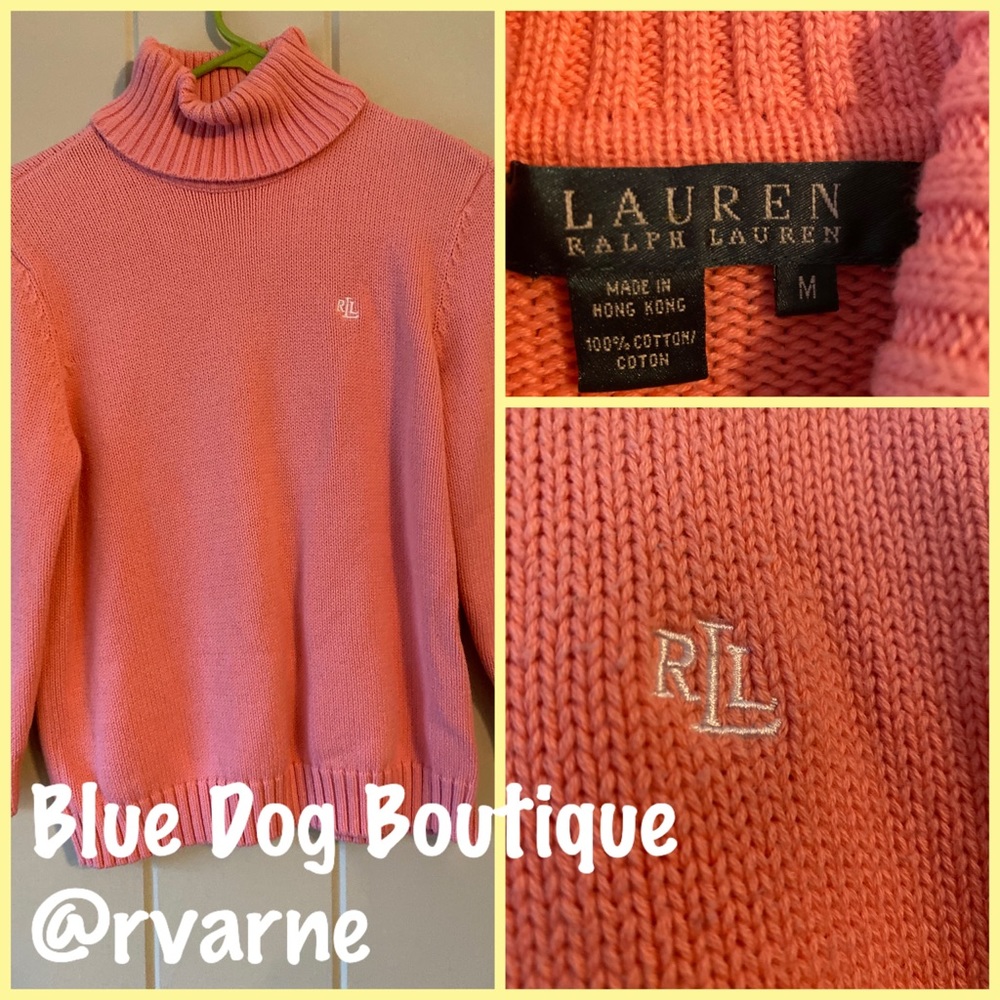 100% Cotton RL Turtleneck